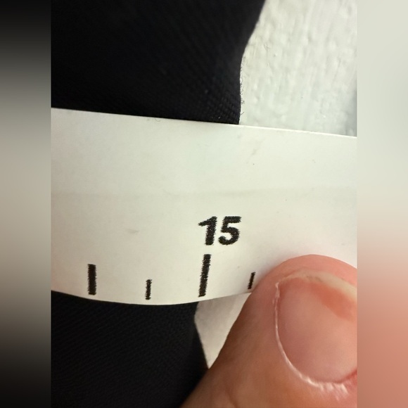 Chelsea28 Black Sheath Wool Blend Knee Length Dress Size 2 Pockets Office - Picture 8 of 9